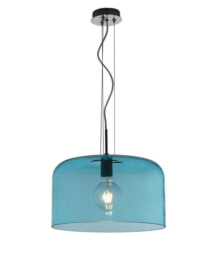 Lampadario GIBUS a Sospensione E27 30cm in Vetro