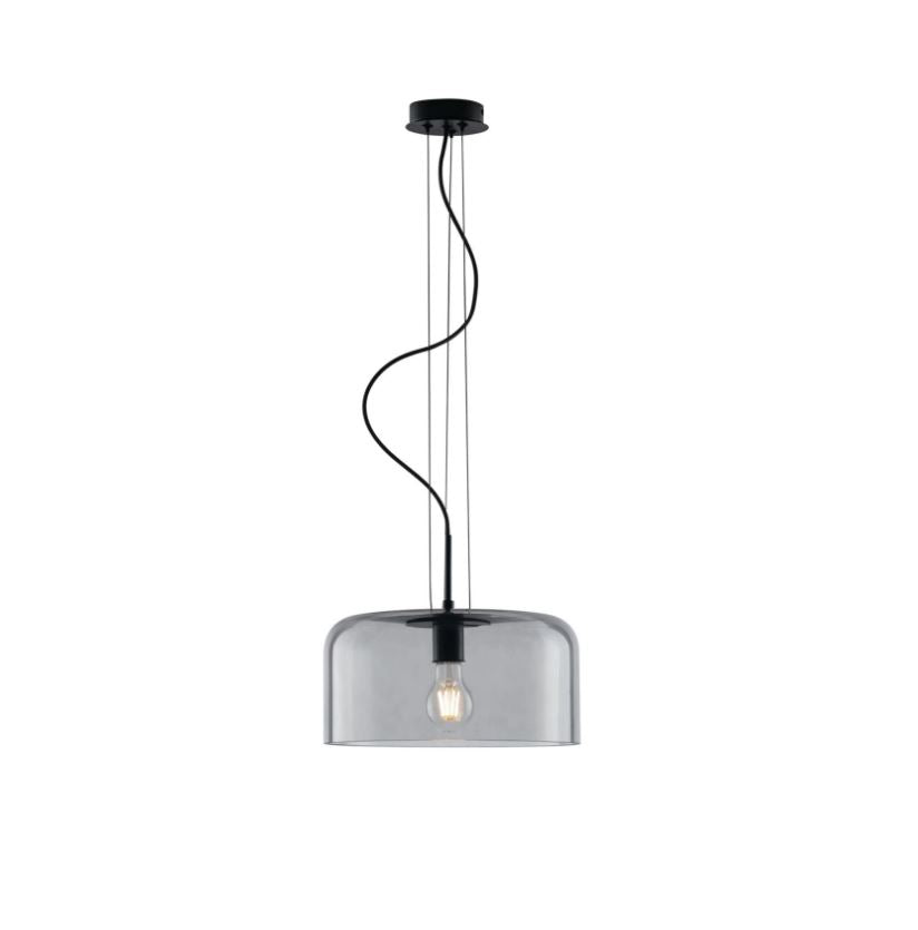Lampadario GIBUS a Sospensione E27 35cm in Vetro