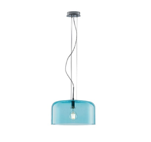 Lampadario GIBUS a Sospensione E27 40cm in Vetro