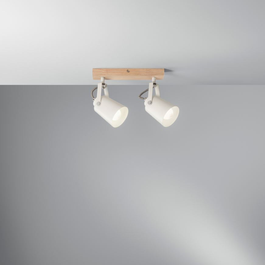 Applique EDA 2 Luci Led (E14) 26,7 cm In Metallo