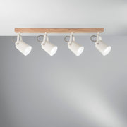Applique EDA 4 Luci Led (E14) 68,7 cm In Metallo