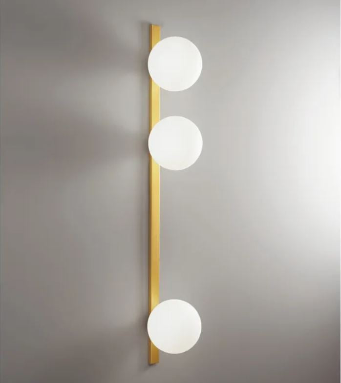 Applique ENOIRE 3 Luci Led(E14) 90 cm in Metallo