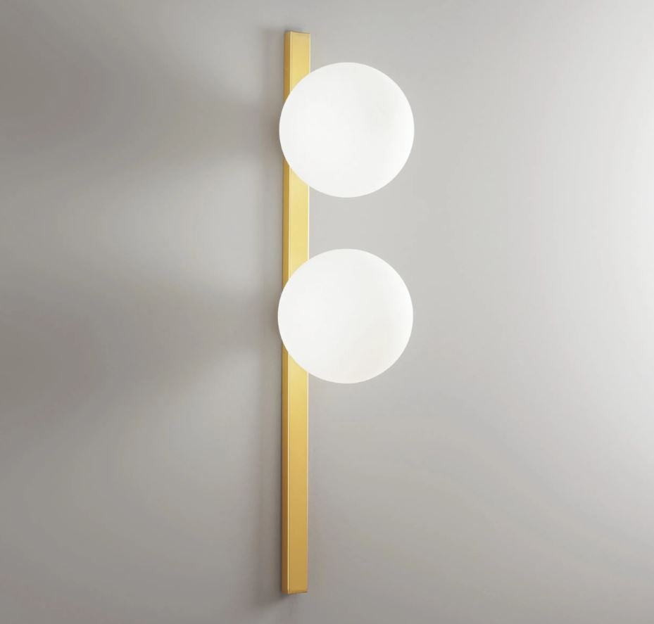 Applique ENOIRE 2 Luci Led(E14) 60 cm in Metallo
