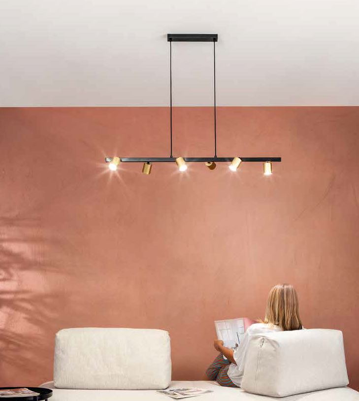 Lampada NIZZA a Sospensione 150 cm in Metallo