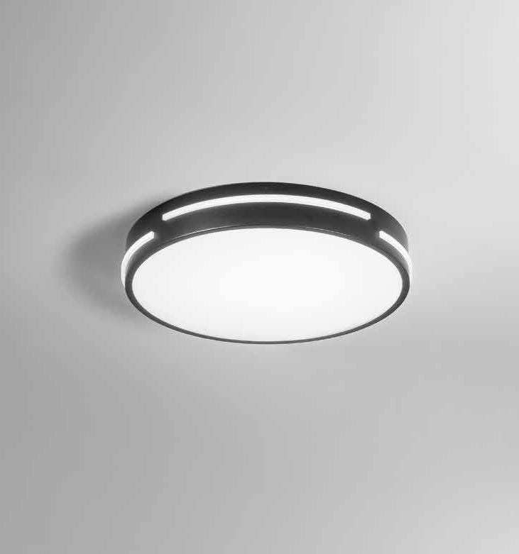 Plafoniera PANGEA CCT Rotonda 41 cm In Metallo
