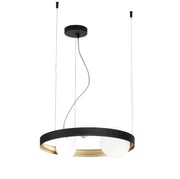 Lampadario SONETTO a Sospensione 3 Luci Led(G9) 45 cm in Alluminio