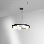 Lampadario SONETTO a Sospensione 5 Luci Led(G9) 55 cm in Alluminio