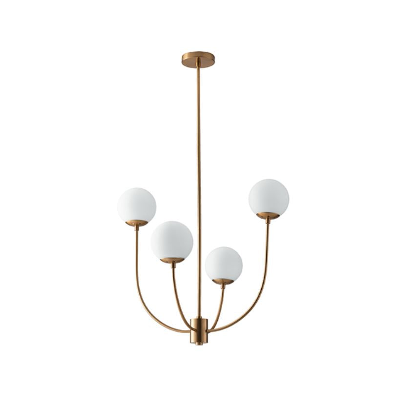 Lampadario THEMYS regolabile (E14) 63,5cm In Vetro