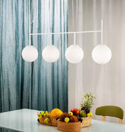 Lampadario BALY a Sospensione 4 Luci Led(E27) 125 cm in Metallo