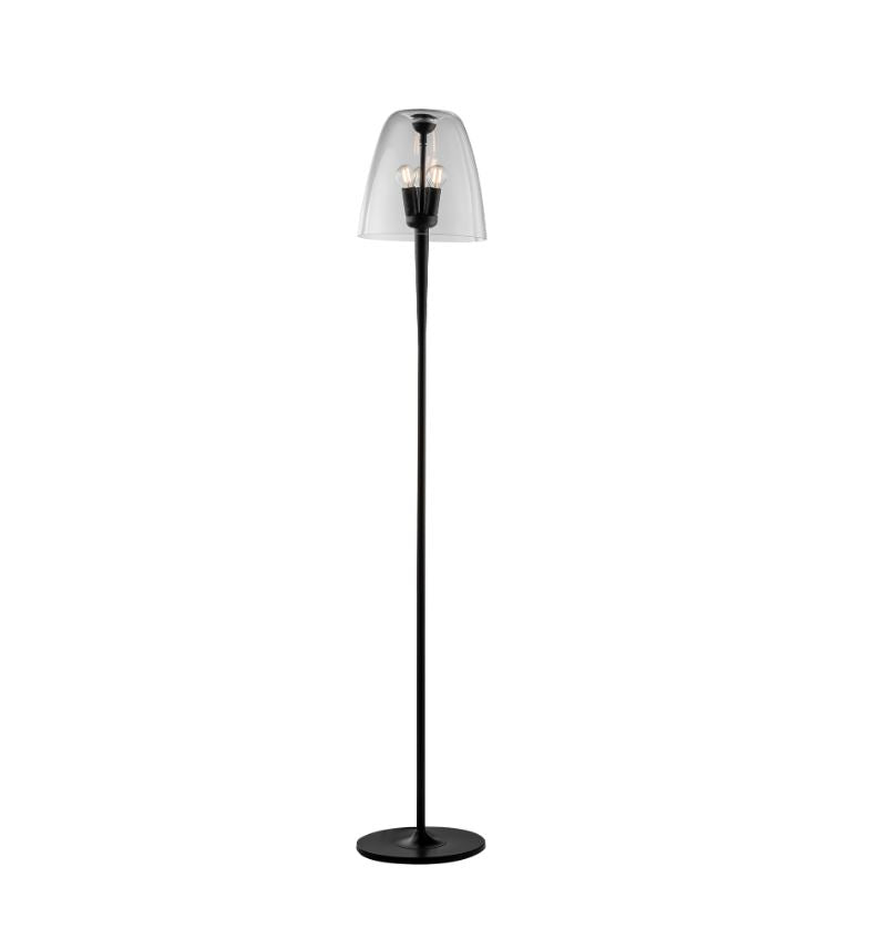 Piantana ARES 3 luci Led(E14) 159.4 cm in Vetro