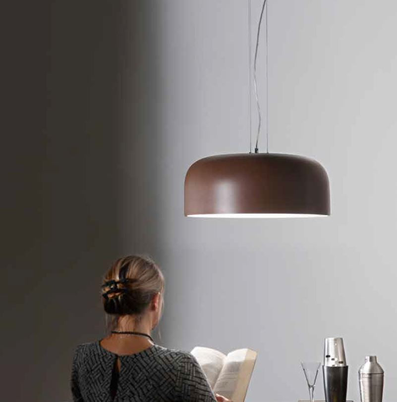 Lampadario BISTROT a Sospensione 4 Luci Led (E27) 52 cm In Metallo