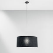 Lampadario CAPITAL a Sospensione Led(E27) 150x53 cm in Tessuto