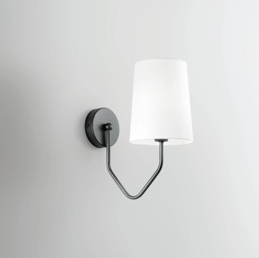 Applique SALLY Luce Led(E14) 32 cm in Metallo e Vetro
