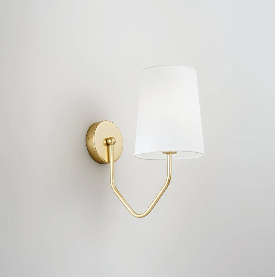 Applique SALLY Luce Led(E14) 32 cm in Metallo e Vetro