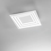 Plafoniera HYPNOTIC CCT Quadrata 47 cm In Alluminio