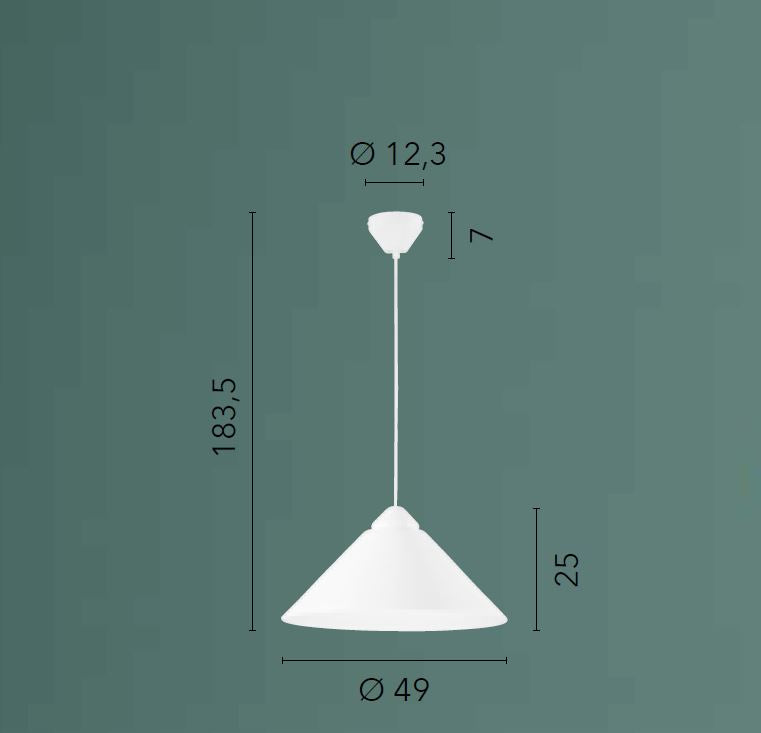 Lampadario BIGBANG a Sospensione Led (E27) 49 cm In Metallo