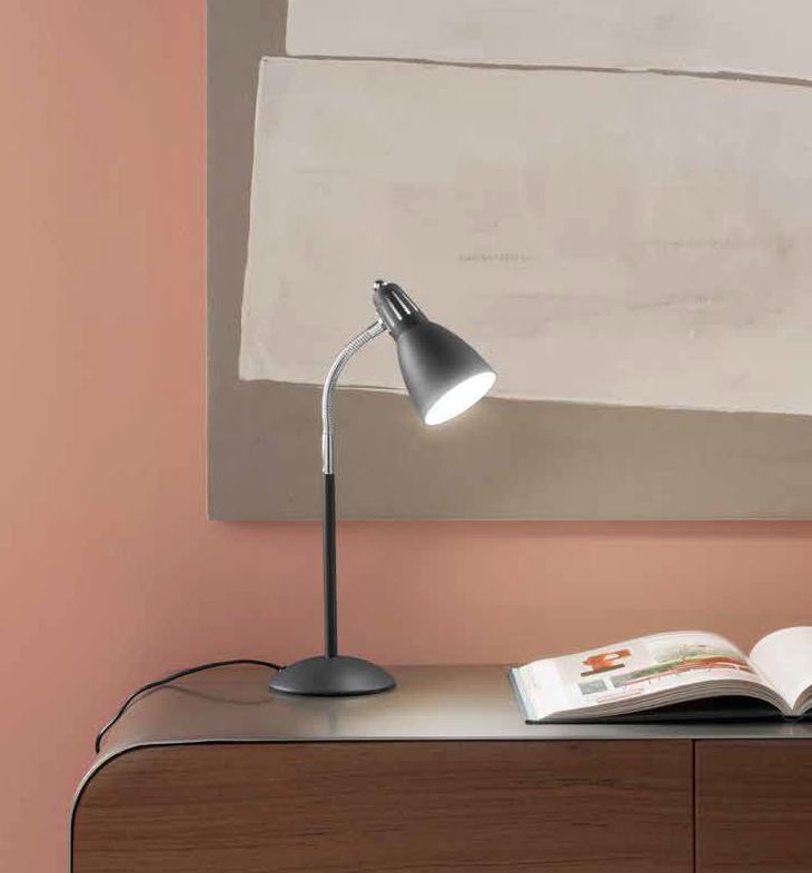 Lampada LOGIKO da Tavolo Led(E27) 42.5 cm in Metallo