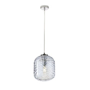 Lampada NEREIDE Blu a Sospensione LED(E27) 162 cm In Vetro