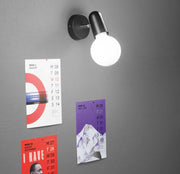 Plafoniera PUNTO 1 Portalampada Led(E27) 12 cm in Metallo