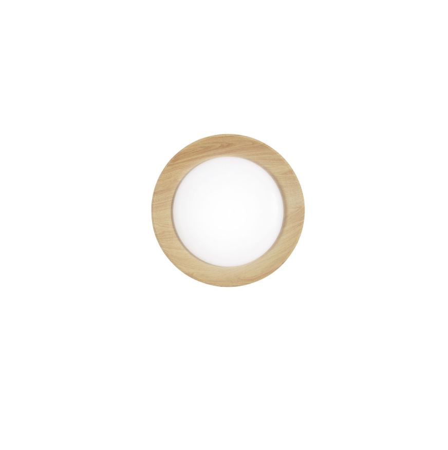 Plafoniera ARKA CCT Rotonda 40 cm In Legno