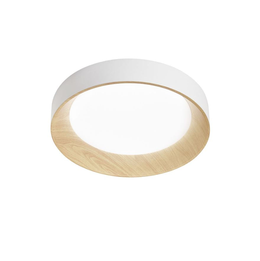 Plafoniera ARKA CCT Rotonda 50 cm In Legno