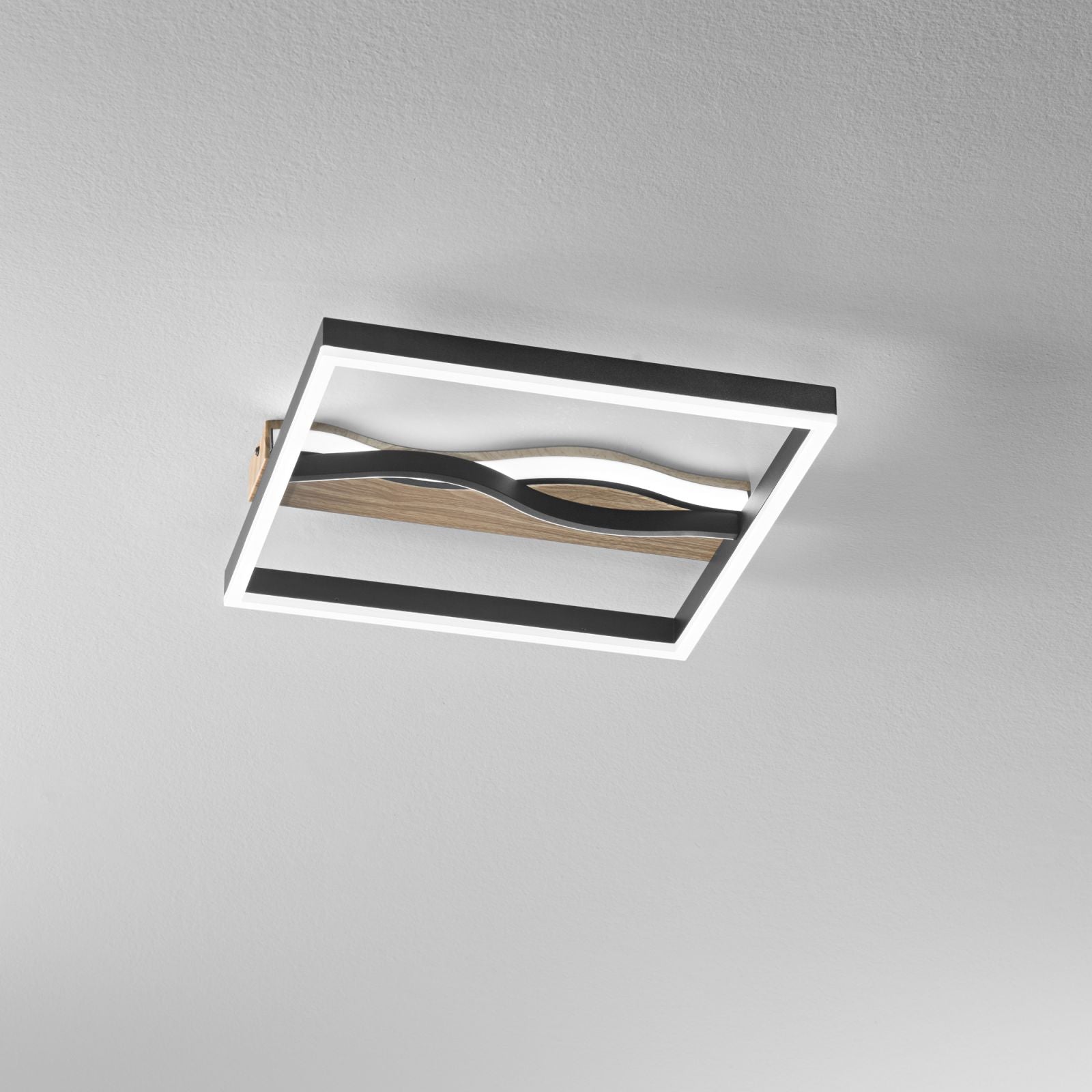HAWAII Ceiling Light Square CCT 40cm 40W in Metal