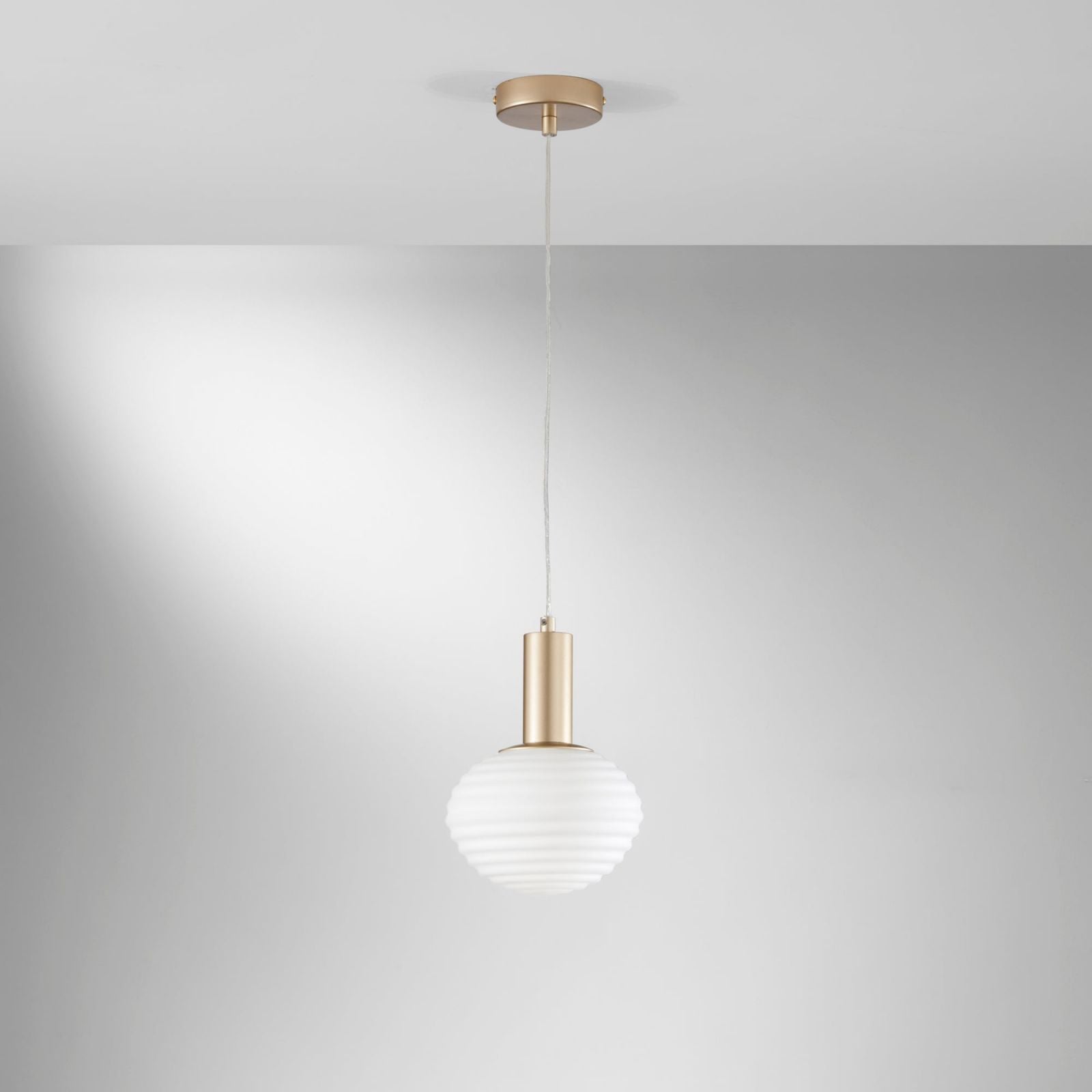 Lampadario RIPPLE a Sospensione Led(E27) 18 cm in Vetro