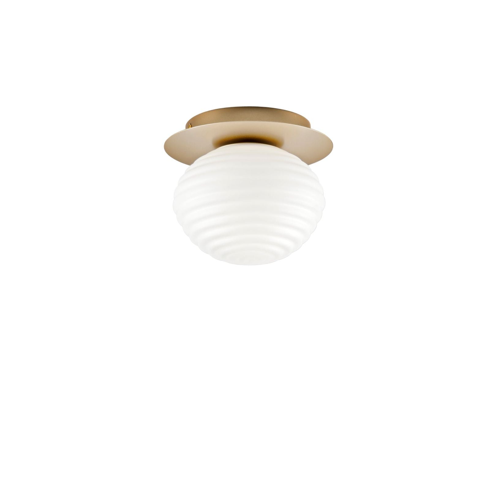 Plafoniera RIPPLE Led(E27) 20 cm in Vetro