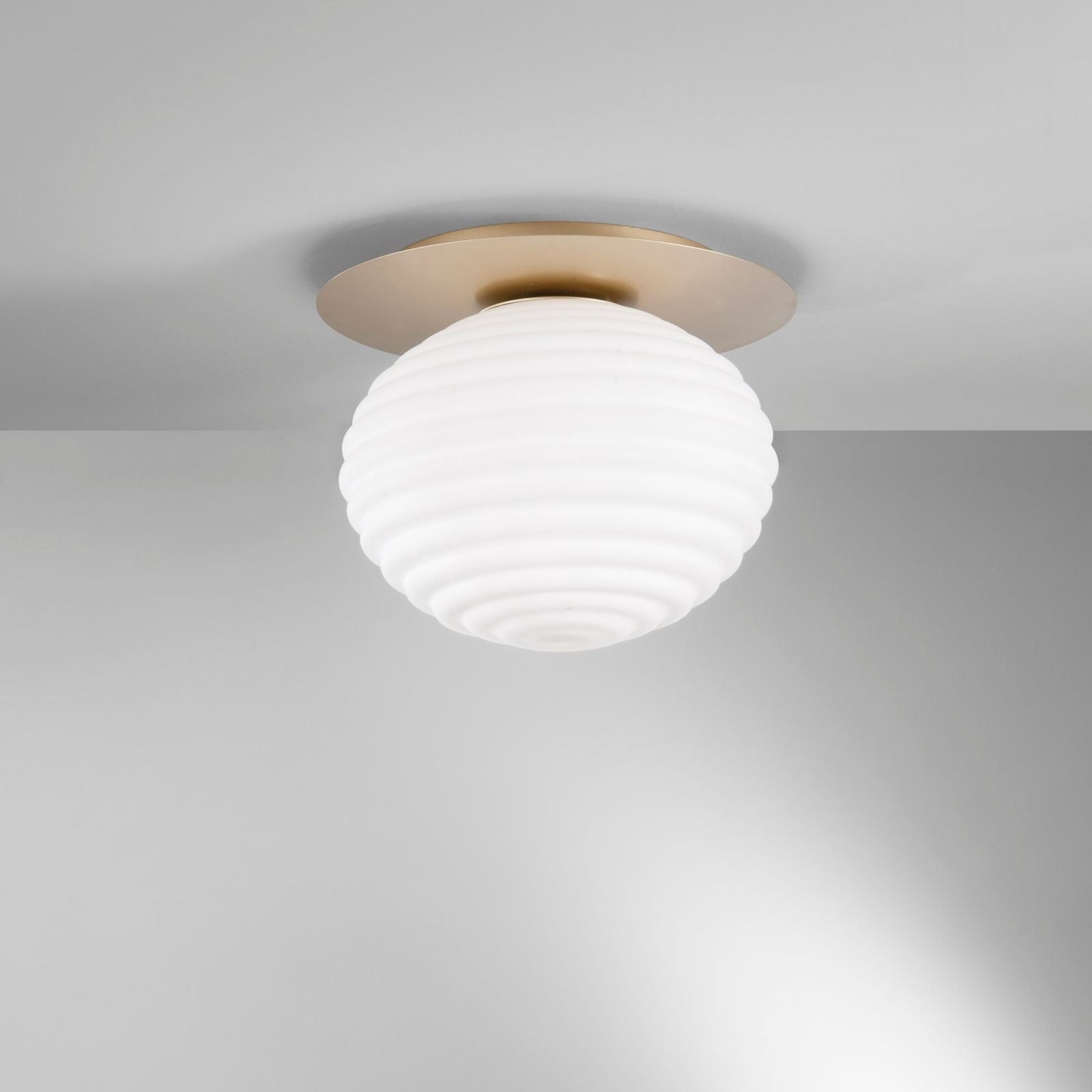 Plafoniera RIPPLE Led(E27) 35 cm in Vetro