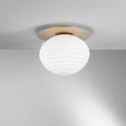 Plafoniera RIPPLE Led(E27) 35 cm in Vetro