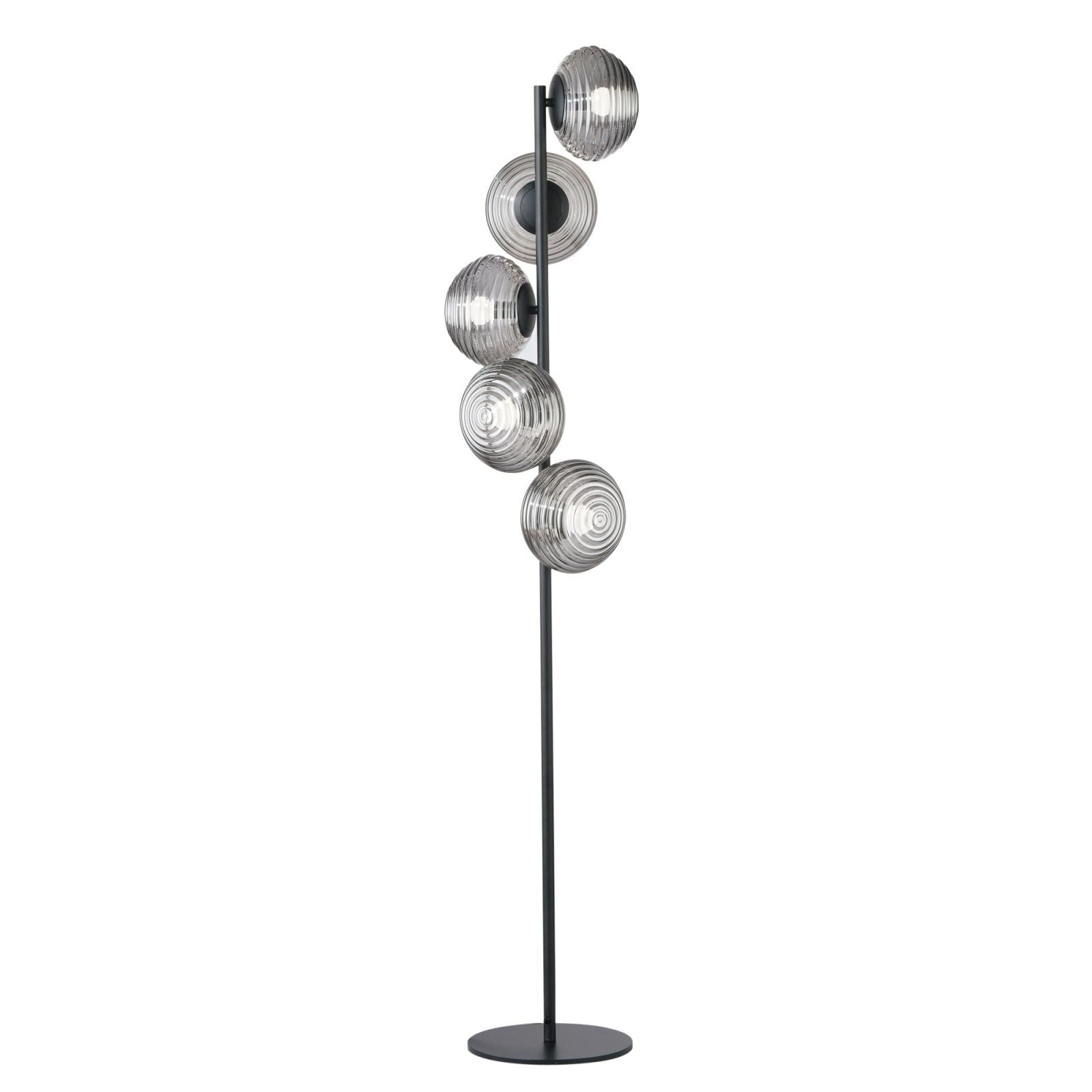 Piantana RIPPLE 5 sfere Led(E27) 160 cm in Vetro