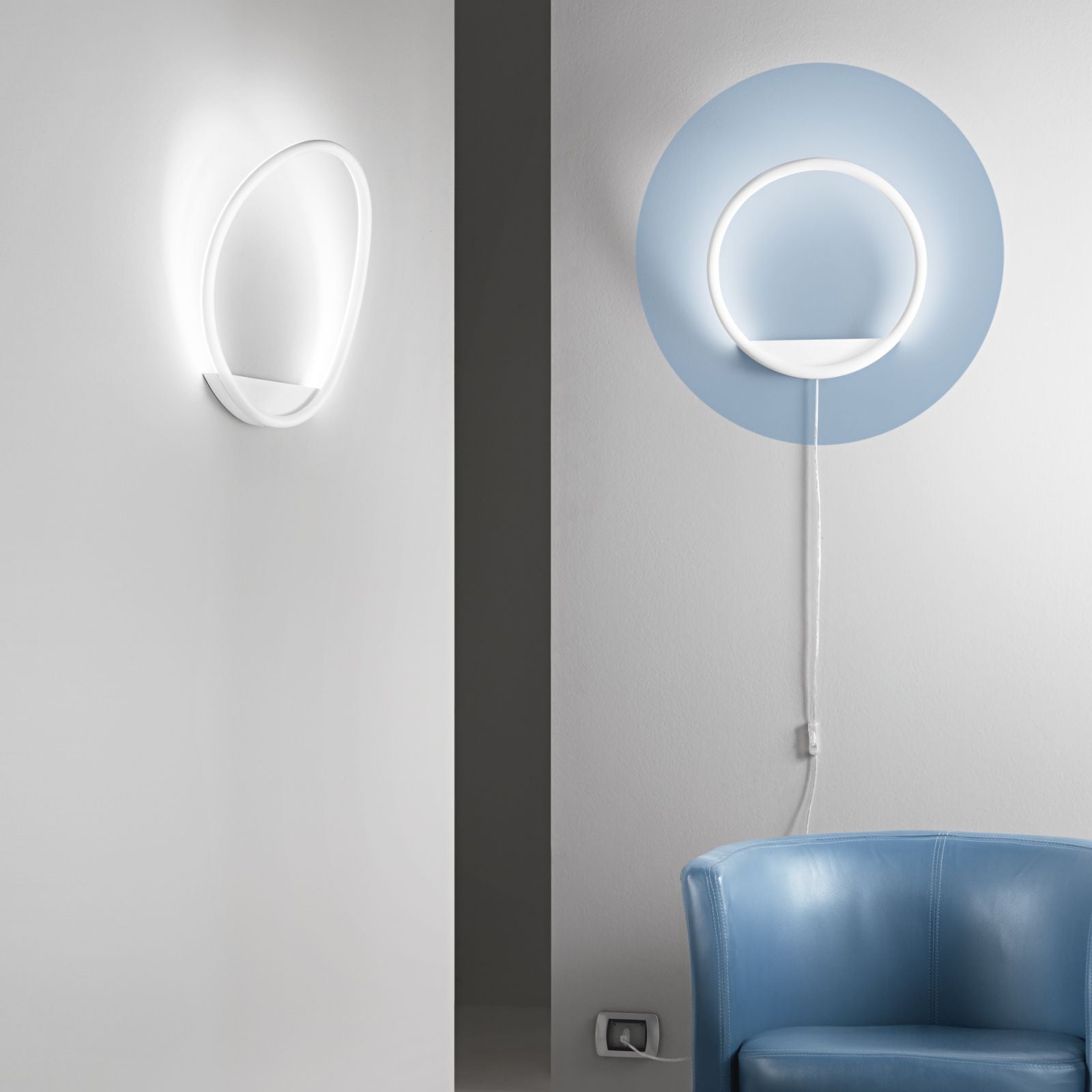 Applique LINGER CCT Led 15W 35 cm In Metallo