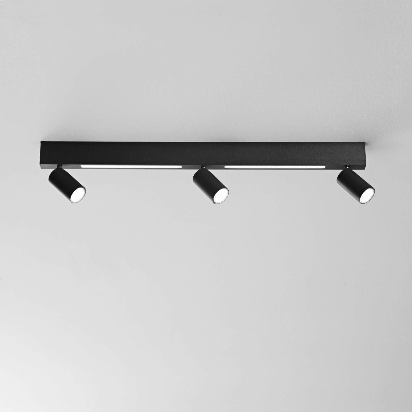 Plafoniera ORIENTED CCT 2 Luci 8W e 3 Portalampada Led(GU10) 90 cm in Metallo