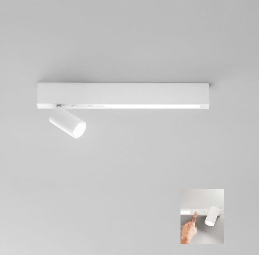 Applique ORIENTED CCT 8W e 1 Portalampada Led(GU10) 50 cm in Metallo