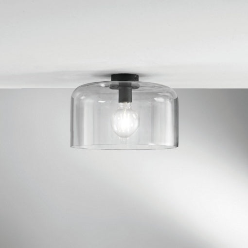 Plafoniera GIBUS E27 35 cm in Vetro