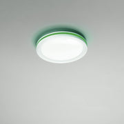 Plafoniera MAKEUP CCT/RGBW Rotonda 40 cm In Metallo e Acrilico