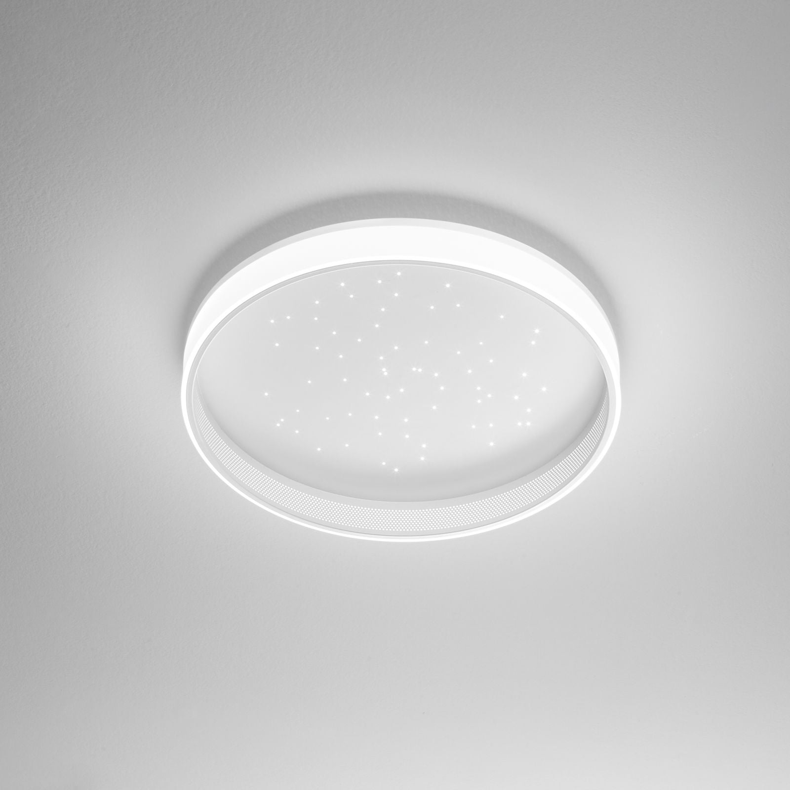 Plafoniera WISH CCT Rotonda 40 cm In Metallo e Acrilico