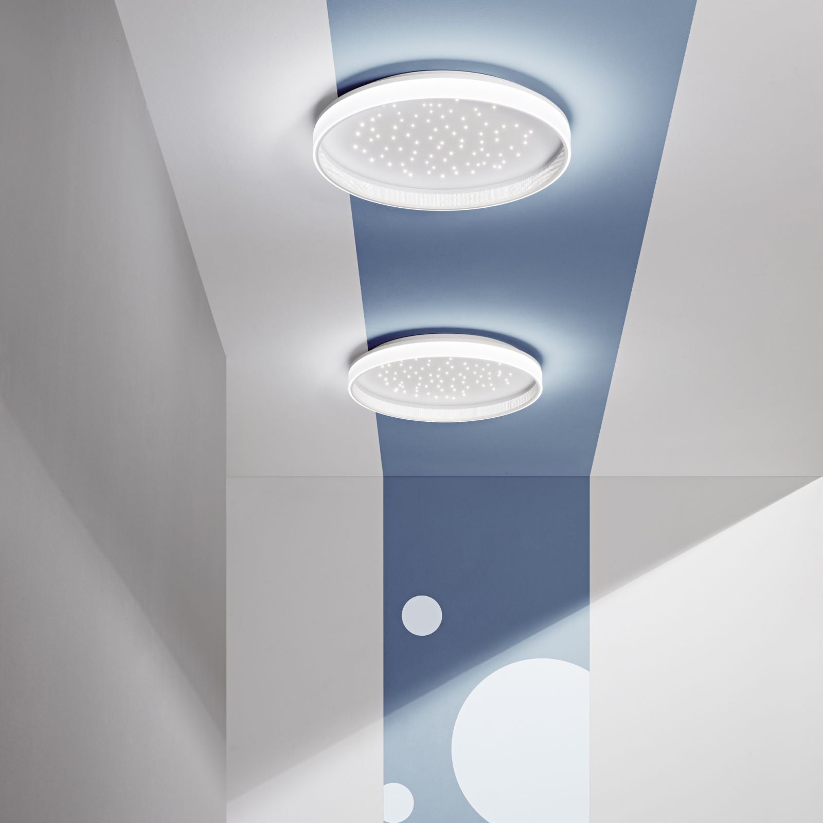 Plafoniera WISH CCT Rotonda 60 cm In Metallo e Acrilico