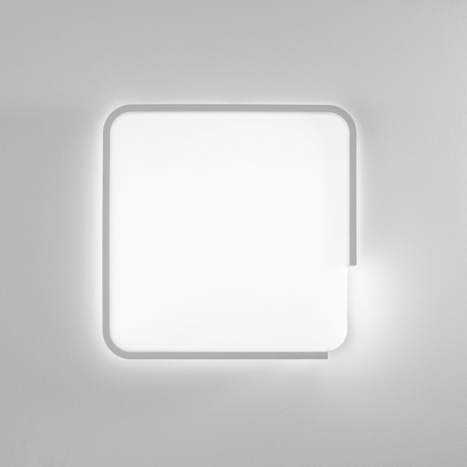 Plafoniera WAYOUT CCT Quadrata 48.5 cm In Plastica e Acrilico