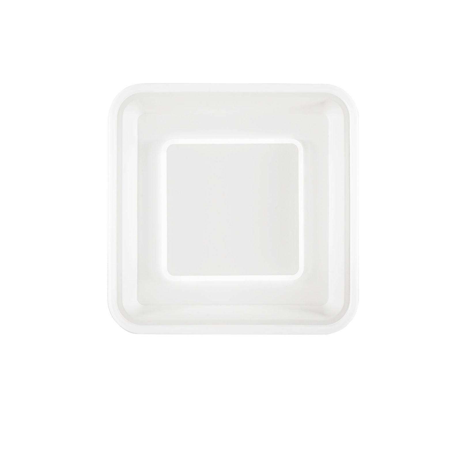 Plafoniera NURAX CCT Quadrata 49.5 cm In Alluminio e Acrilico