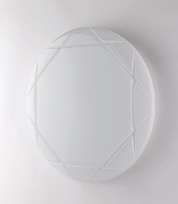 Plafoniera ELIXIR CCT Rotonda 40 cm In Acrilico