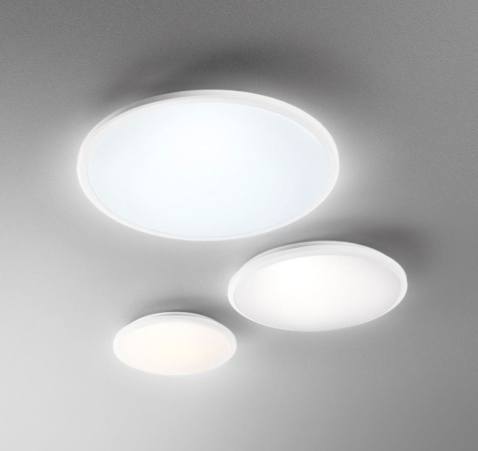 Plafoniera MAYFAIR CCT Rotonda 30 cm In Acrilico