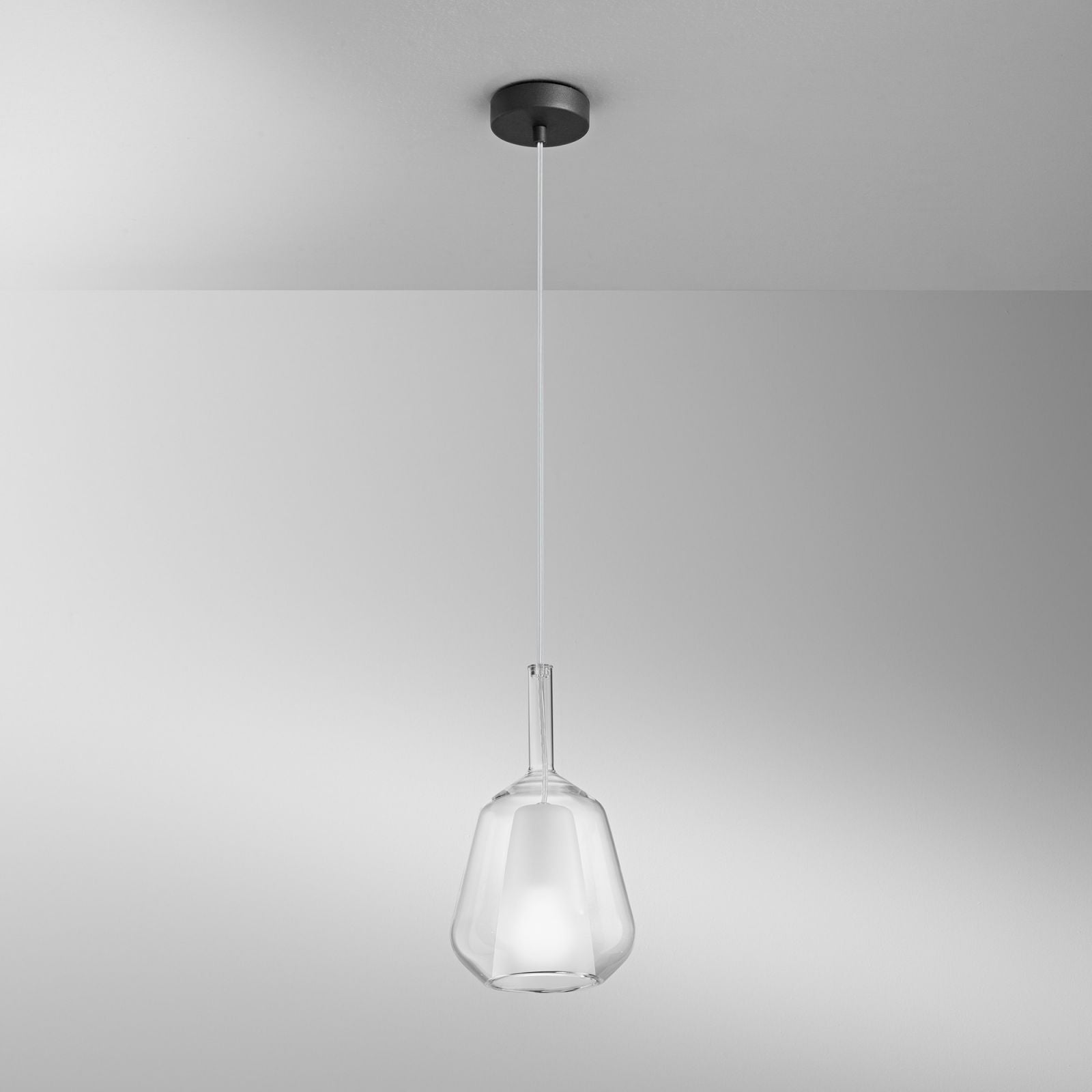 Lampadario PIREX a Sospensione E27 18cm in Vetro