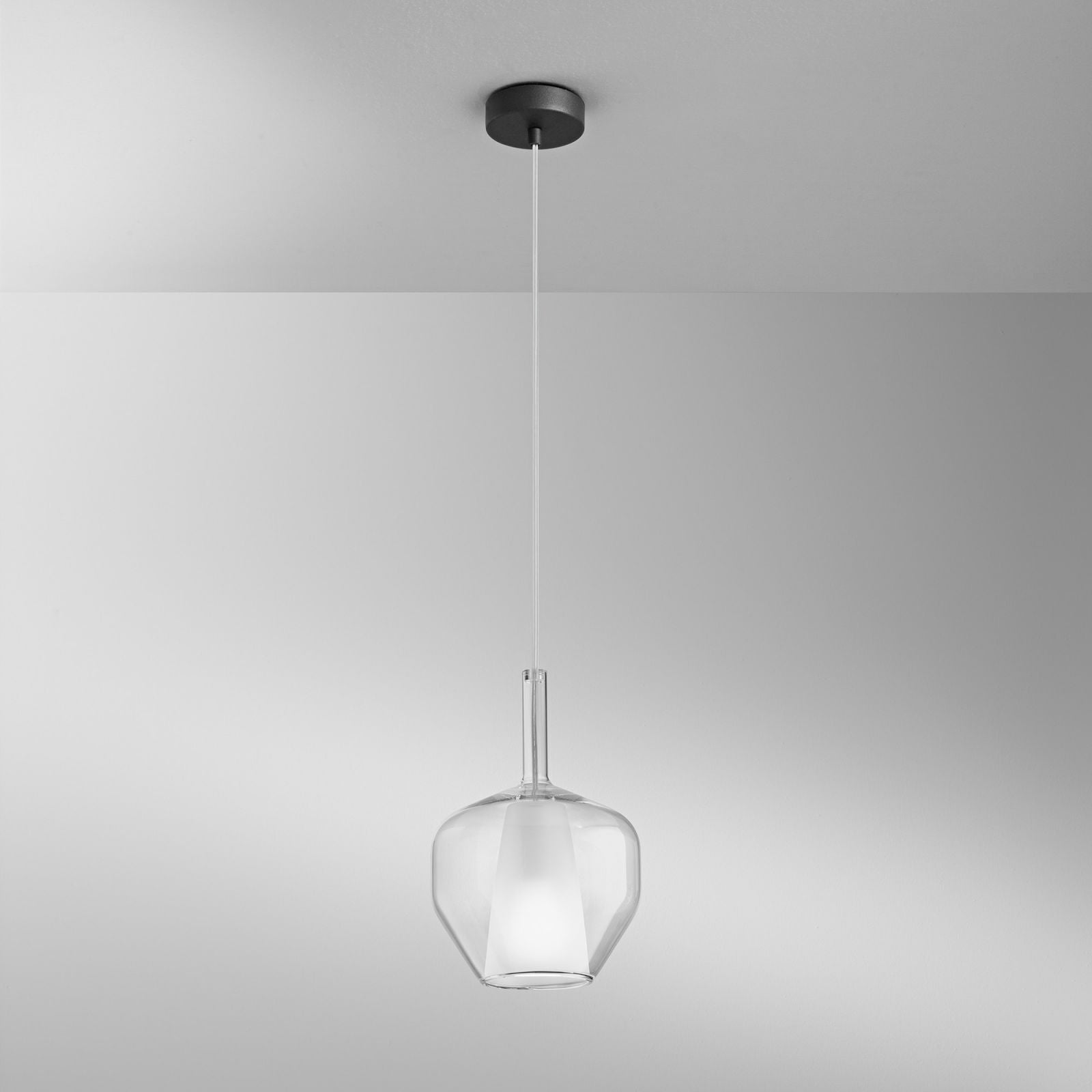 Lampadario PIREX a Sospensione E27 20cm in Vetro
