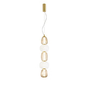 Lampadario TOTEM S5 a Sospensione 40W 241 cm In Vetro