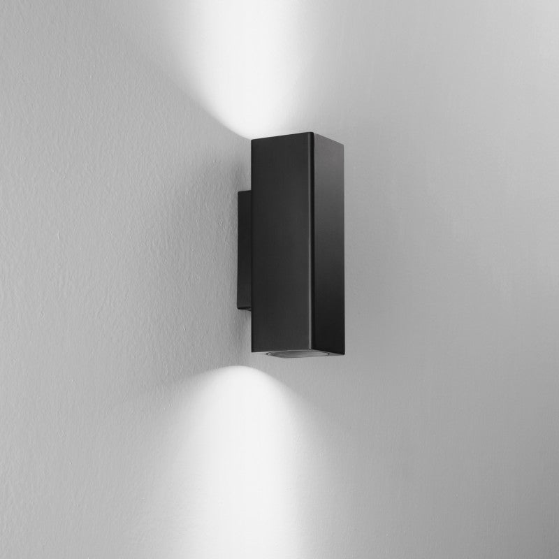 Applique DUDUK  Parallelepipedo  2xLed(GU10) 18x7 cm in Metallo