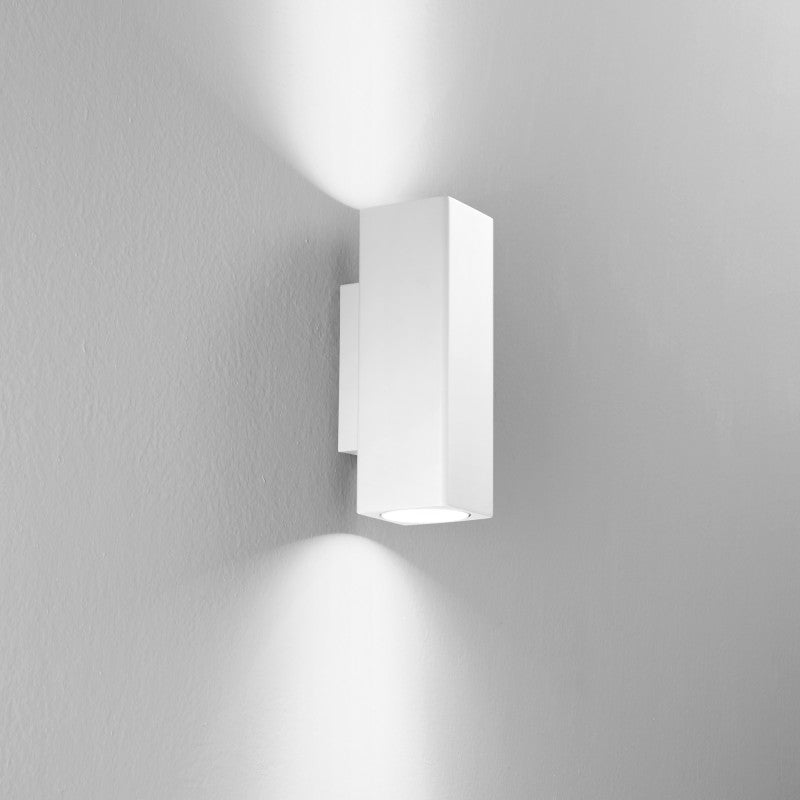 Applique DUDUK  Parallelepipedo  2xLed(GU10) 18x7 cm in Metallo