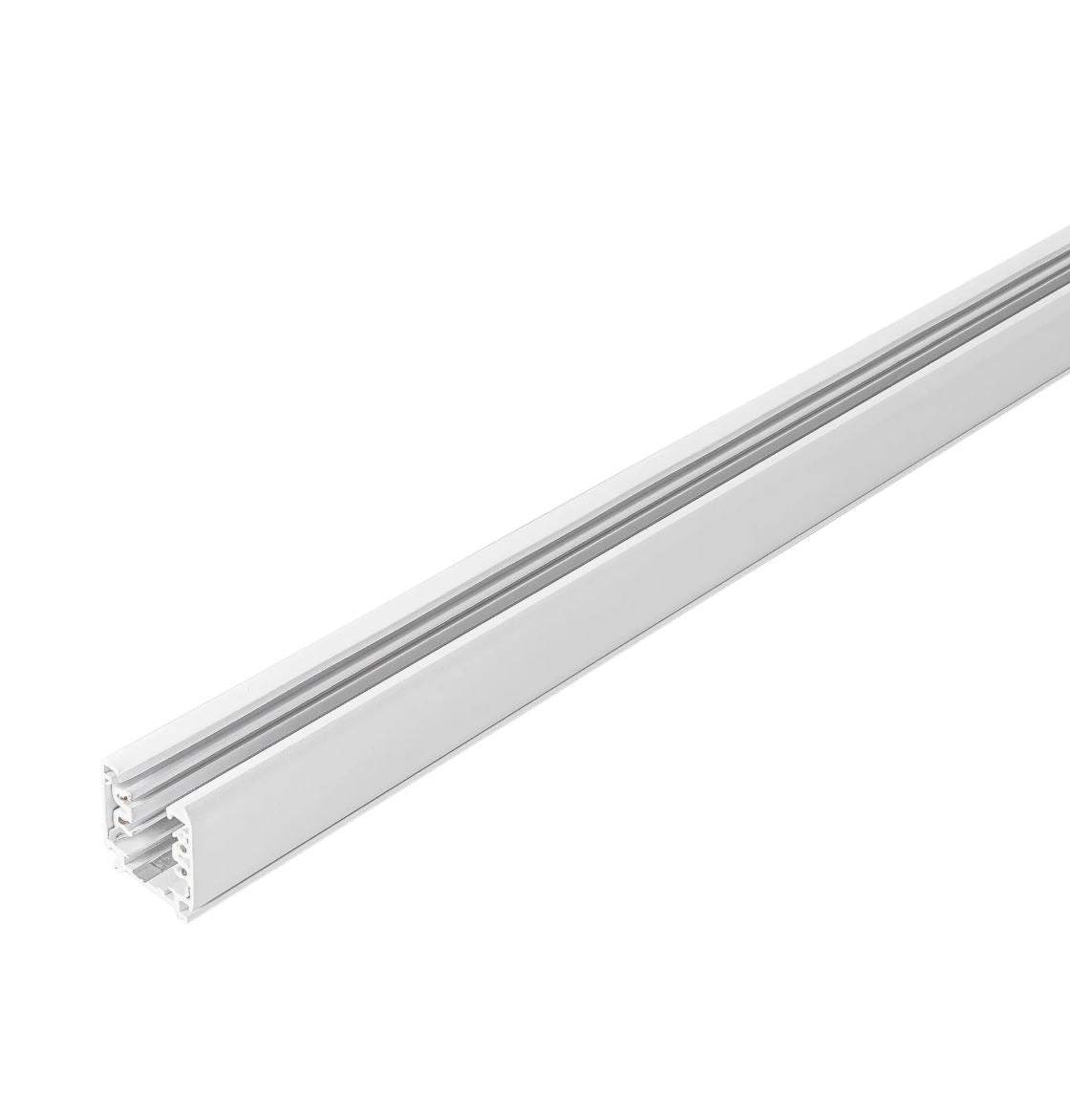 Binario Elettrificato Trifase Alluminio Bianco o Nero 1mt/2mt Rail Intec