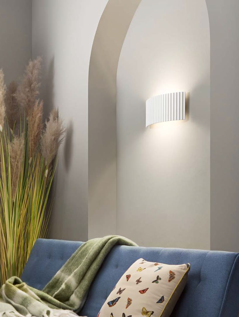Applique CYPRUS 2 Luci Led (G9) 34 cm In Gesso