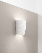 Applique CORINTO 2 Luci Led (E27) 25,5 cm In Gesso